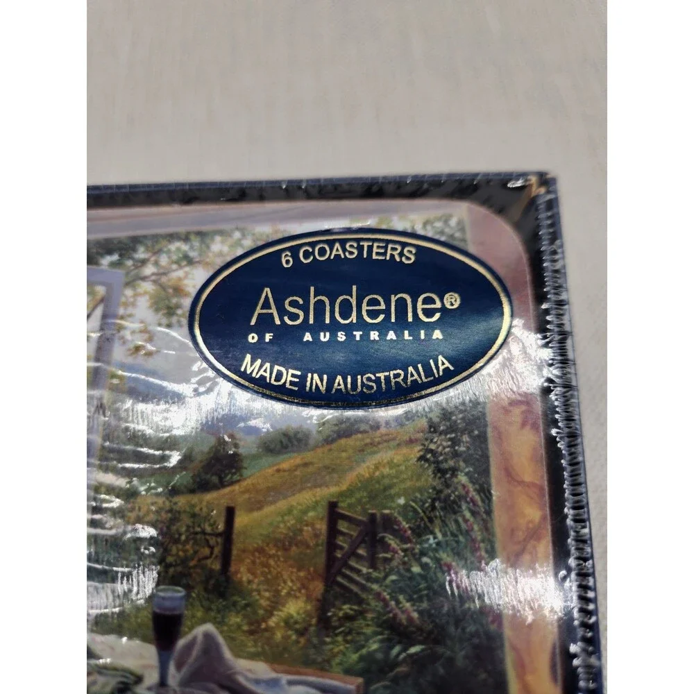 Ashdene Summer Lunch Coasters Set Of Six Made In Australia